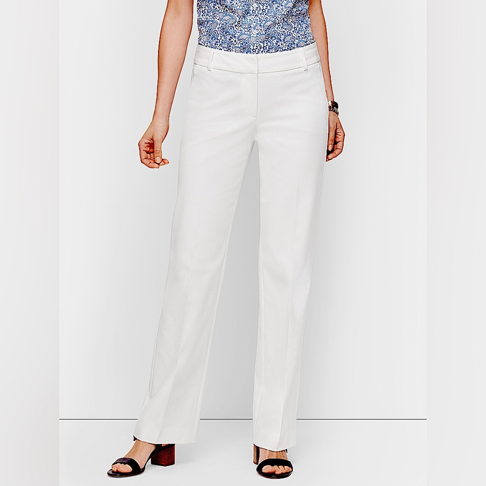 LAST CHANCE! Talbots Newport pants in solid white